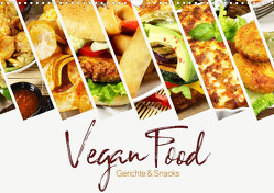 Vegan Food Kalender – Gerichte und Snacks (Wandkalender 2023 DIN A3 quer) von Hergenhan,  Georg