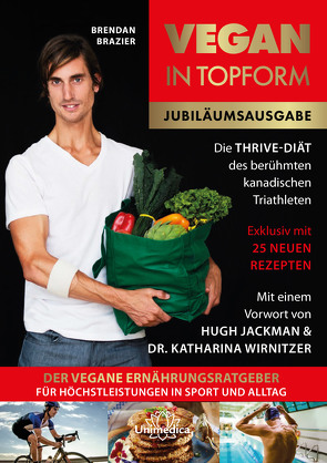 Vegan in Topform von Brazier,  Brendan, Dr. Wirnitzer,  Katharina, Jackman,  Hugh