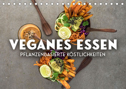 Veganer Essen – Pflanzenbasierte Köstlichkeiten (Tischkalender 2023 DIN A5 quer) von SF