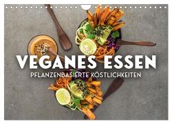 Veganer Essen – Pflanzenbasierte Köstlichkeiten (Wandkalender 2024 DIN A4 quer), CALVENDO Monatskalender von SF,  SF