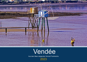 Vendée Aus dem Meer steigender Himmel Frankreichs (Wandkalender 2023 DIN A2 quer) von Benning,  Kristen