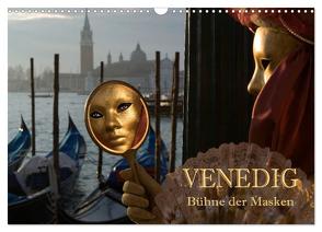 Venedig – Bühne der Masken (Wandkalender 2024 DIN A3 quer), CALVENDO Monatskalender von Pfleger,  Hans