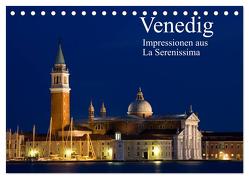 Venedig – Impressionen aus La Serenissima (Tischkalender 2024 DIN A5 quer), CALVENDO Monatskalender von Schonnop,  Juergen