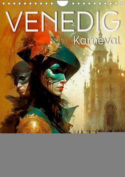 Venedig Karneval (Wandkalender 2024 DIN A4 hoch), CALVENDO Monatskalender von Roder,  Peter