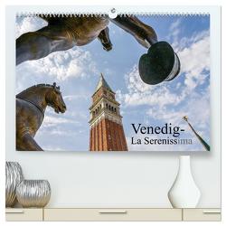 Venedig – La Serenissima (hochwertiger Premium Wandkalender 2024 DIN A2 quer), Kunstdruck in Hochglanz von R. Hentschel,  Lothar