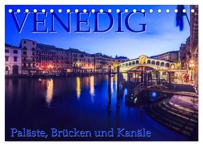 Venedig – Paläste, Brücken und Kanäle (Tischkalender 2024 DIN A5 quer), CALVENDO Monatskalender von Gerd-Uwe Neukamp,  Dr.