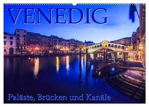 Venedig – Paläste, Brücken und Kanäle (Wandkalender 2024 DIN A2 quer), CALVENDO Monatskalender von Gerd-Uwe Neukamp,  Dr.