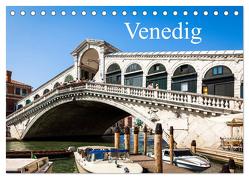 Venedig (Tischkalender 2024 DIN A5 quer), CALVENDO Monatskalender von Gann (magann),  Markus