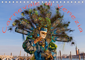 Venezianische Karnevals-Impressionen (Tischkalender 2021 DIN A5 quer) von Lischewski,  Axel