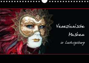 Venezianische Masken in Ludwigsburg (Wandkalender 2020 DIN A4 quer) von M. Koch,  Harald