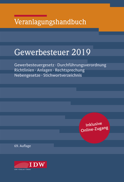 Veranlagungshandbuch Gewerbesteuer 2019, 69.A. von Boveleth,  Karl-Heinz