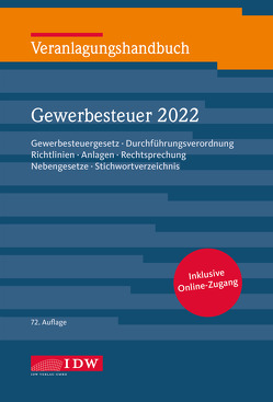 Veranlagungshandbuch Gewerbesteuer 2023, 72.A. von Sternkiker,  Oliver