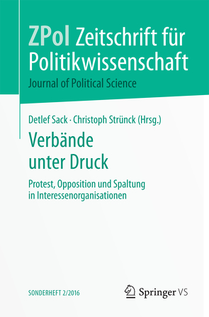 Verbände unter Druck von Sack,  Detlef, Strünck,  Christoph