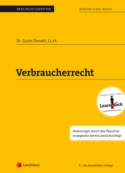 Verbraucherrecht (Skriptum) von Donath,  Guido