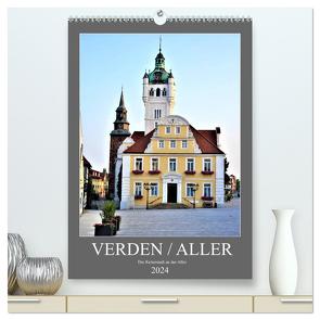Verden – Aller (hochwertiger Premium Wandkalender 2024 DIN A2 hoch), Kunstdruck in Hochglanz von Klünder,  Günther