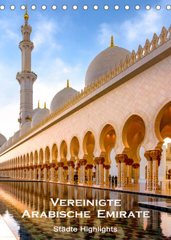 Vereinigte Arabische Emirate – Städte Highlights (Tischkalender 2023 DIN A5 hoch) von U-DO