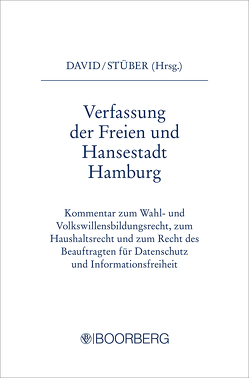Verfassung der Freien und Hansestadt Hamburg von David,  Klaus, Hellberg,  Lars, Schwill,  Florian, Stüber,  Stephan