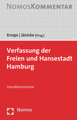 Verfassung der Freien und Hansestadt Hamburg von Jänicke,  Steffen P. J., Knops,  Kai-Oliver