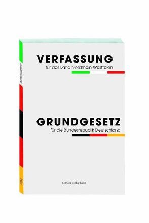 Verfassung für das Land Nordrhein-Westfalen und Grundgesetz für die Bundesrepublik Deutschland von Engelbrecht,  Jörg