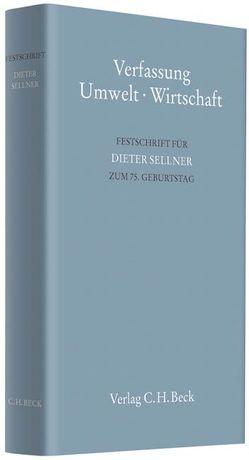 Verfassung – Umwelt – Wirtschaft von Dolde,  Klaus-Peter, Hansmann,  Klaus, Paetow,  Stefan, Schmidt-Aßmann,  Eberhard