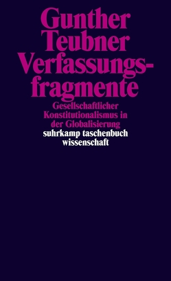 Verfassungsfragmente von Teubner,  Gunther