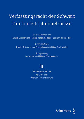 Verfassungsrecht der Schweiz / Droit constitutionnel suisse (PrintPlu§) von Diggelmann,  Oliver, Hertig Randall,  Maya, Schindler,  Benjamin