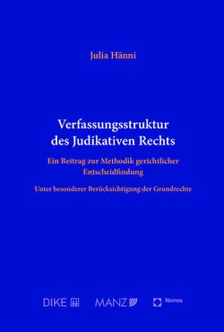 Verfassungsstruktur des Judikativen Rechts von Hänni,  Julia