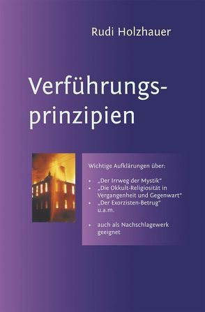 Verführungsprinzipien von Holzhauer,  Rudi