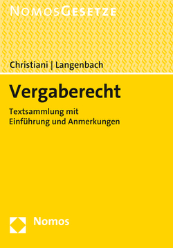 Vergaberecht von Christiani,  Ulf, Langenbach,  Isabel