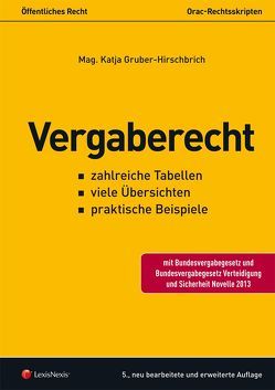 Vergaberecht von Gruber-Hirschbrich,  Katja
