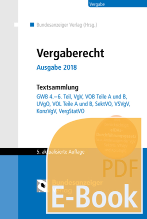 Vergaberecht – Ausgabe 2019 (E-Book)