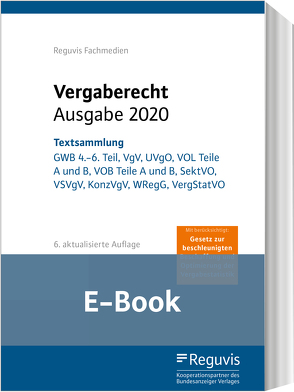 Vergaberecht – Ausgabe 2020 (E-Book)