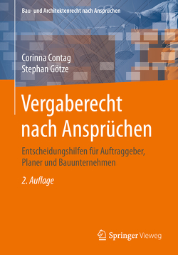 Vergaberecht nach Ansprüchen von Contag,  Corinna, Götze,  Stephan