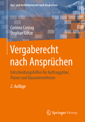 Vergaberecht nach Ansprüchen von Contag,  Corinna, Götze,  Stephan