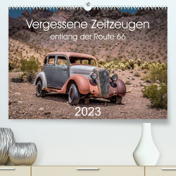 Vergessene Zeitzeugen entlang der Route 66 (Premium, hochwertiger DIN A2 Wandkalender 2023, Kunstdruck in Hochglanz) von Brückmann,  Michael