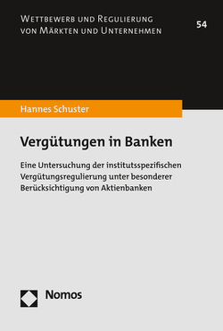 Vergütungen in Banken von Schuster,  Hannes