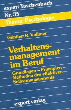 Verhaltensmanagement im Beruf von Vollmer,  Günther R.