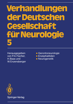 Verhandlungen der Deutschen Gesellschaft für Neurologie von Baas,  Horst, Enzensberger,  Wolfgang, Fischer,  Peter-Alexander