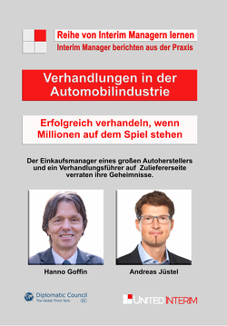 Verhandlungen in der Automobilindustrie von Goffin,  Hanno, Jüstel,  Andreas