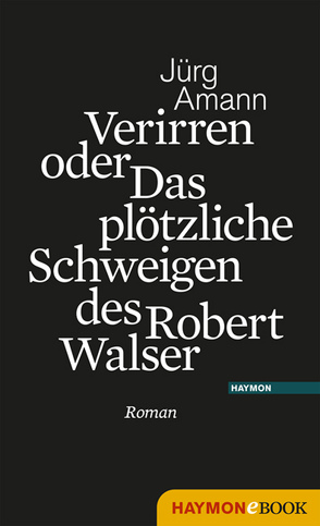 Verirren oder Das plötzliche Schweigen des Robert Walser von Amann,  Jürg