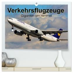 Verkehrsflugzeuge (hochwertiger Premium Wandkalender 2024 DIN A2 quer), Kunstdruck in Hochglanz von Wenk,  Marcel