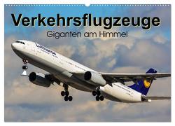 Verkehrsflugzeuge (Wandkalender 2024 DIN A2 quer), CALVENDO Monatskalender von Wenk,  Marcel