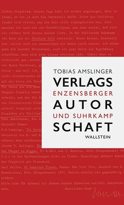Verlagsautorschaft von Amslinger,  Tobias