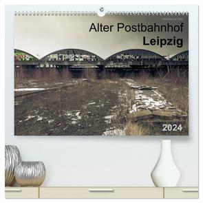 Verlassene Orte. Alter Postbahnhof Leipzig (hochwertiger Premium Wandkalender 2024 DIN A2 quer), Kunstdruck in Hochglanz von Mayr,  Felix
