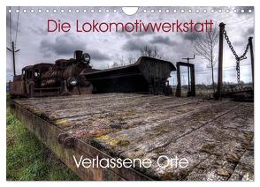 Verlassene Orte – Die Lokomotivwerkstatt (Wandkalender 2024 DIN A4 quer), CALVENDO Monatskalender von Gerard,  Sven