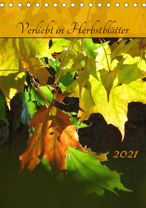 Verliebt in Herbstblätter (Tischkalender 2021 DIN A5 hoch) von Art/D. K. Benkwitz,  Capitana
