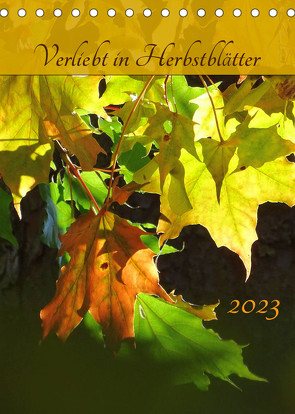 Verliebt in Herbstblätter (Tischkalender 2023 DIN A5 hoch) von Art/D. K. Benkwitz,  Capitana