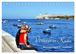 Verliebt in Kuba – Begegnungen in Havanna (Tischkalender 2024 DIN A5 quer), CALVENDO Monatskalender von von Loewis of Menar,  Henning