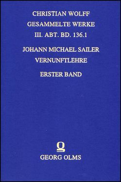 Vernunftlehre von Sailer,  Johann Michael