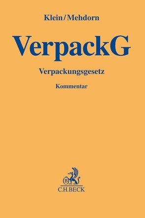 VerpackG von Klein,  Matthias, Mehdorn,  Ilka D.
